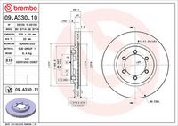 BREMBO 09.A330.11 - Disco de freno