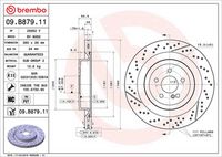 BREMBO 09.B879.11 - Disco de freno