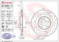 BREMBO 09B9691X - Disco de freno - XTRA LINE - Xtra