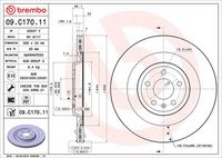 BREMBO 09.C170.11 - Disco de freno