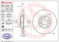 BREMBO 09.C133.11 - Disco de freno