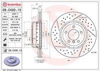 BREMBO 09.C420.13 - Disco de freno