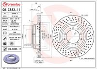 BREMBO 09.C883.11 - Disco de freno