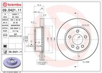 BREMBO 09.D421.11 - Disco de freno