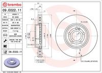 BREMBO 09.E022.11 - Disco de freno
