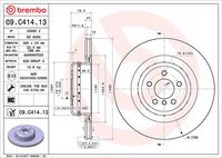 BREMBO 09.C414.13 - Disco de freno