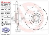 BREMBO 09.C892.11 - Disco de freno