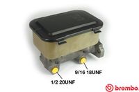 BREMBO M59057 - Cilindro principal de freno - ESSENTIAL LINE