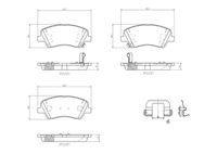 BREMBO P30098 - Juego de pastillas de freno - PRIME LINE