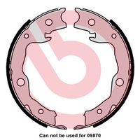 BREMBO S83568 - Juego de zapatas de frenos, freno de estacionamiento - ESSENTIAL LINE