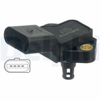 DELPHI PS10159 - Sensor, presión colector de admisión