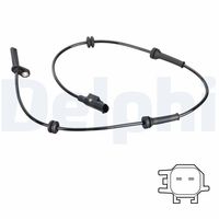 DELPHI SS20816 - Sensor, revoluciones de la rueda