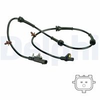 DELPHI SS20825 - Sensor, revoluciones de la rueda