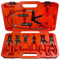 TOOLHUB 9525 - JUEGO ALICATES PARA ABRAZADERAS - 9 PZS
