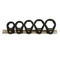 TOOLHUB 1131 - JUEGO LLAVES 3/8" PARA FILTROS ACEITE, 5PZS