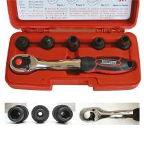 TOOLHUB 9607 - JUEGO CARRACA CON CABEZA INTERCAMBIABLE