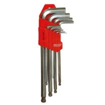 TOOLHUB 1175 - JUEGO LLAVES ALLEN BOLA, 9 PZS, 1,5 - 10MM