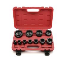 TOOLHUB 9598 - JUEGO VASOS ALMENADAS (EXTERIORES) 1/2" - 11PZS