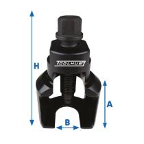 TOOLHUB 9611 - EXTRACTOR ROTULAS 3 CON VENTANA, 30MM VEHÍCULO COMERCIAL