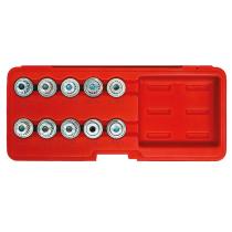 TOOLHUB 9674 - JUEGO VASOS PARA TORNILLOS ANTIROBO - BMW - 10PZS