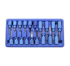 TOOLHUB 9713 - JUEGO HERRAMIENTAS PARA TERMINALES 19 PZS.