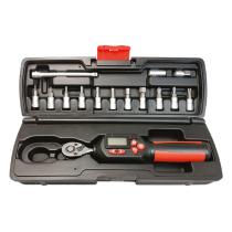 TOOLHUB 9729 - LLAVE DINAMOMETRICA DIGITAL 1/4" - 15 PZS