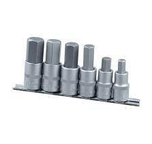 TOOLHUB 9772 - JUEGO PUNTAS ALLEN EN VASO 1/2, 6 PZS,  10MM - 22MM