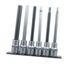 TOOLHUB 9773 - JUEGO PUNTAS ALLEN EN VASO 1/2 LARGO, 6 PZS,  5MM - 12MM