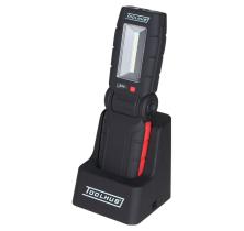 TOOLHUB 9795 - LAMPARA RECARGABLE 6 + 1 LED SMD CON BASE PARA CARGAR