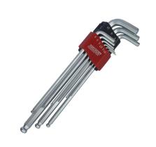 TOOLHUB 9811 - JUEGO LLAVE ALLEN BOLA EXTRALARGA / MAGNETICA 9 PZS.