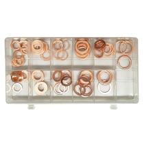 TOOLHUB 9830 - SURTIDO ARANDELAS COBRE PARA CARTERS ACEITE - 100 PZS