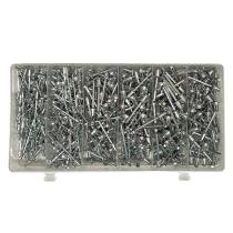 TOOLHUB 9837 - SURTIDO REMACHES ALUMINIO - 500 PZS