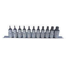 TOOLHUB 9888 - JUEGO PUNTAS EN VASOS TORX PLUS - 1/2"", 11 PZS.