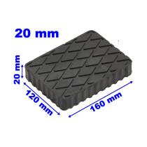 TOOLHUB 9953 - TACO GOMA ELEVADOR - ELEVEDAORES TIJERAS 120X160X20MM