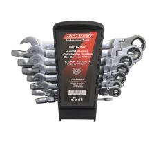TOOLHUB 10167 - JUEGO LLAVE COMBINADA CARRACA CABEZA FLEX 14 PIEZAS