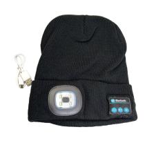 TOOLHUB 10288 - GORRO LANA CON LINTERNA, BLUETOOH Y AURICULARES