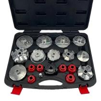 TOOLHUB 10411 - JUEGO LLAVES PARA FILTROS ACEITE - 27 PZS.