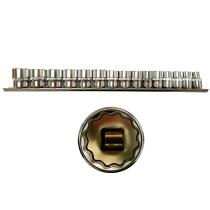 TOOLHUB 10455 - JUEGO VASOS - 3/8" DR. 12 CARAS, 15PZS