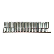 TOOLHUB 10460 - JUEGO VASOS LARGOS - 1/2" DR. 12 CARAS, 15PZS