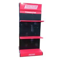 TOOLHUB 10705 - EXPOSITOR ROJO CON 2 ESTANTES Y 30 GANCHOS