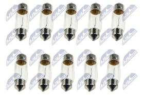NTY EZC10W36MM - Bombilla C10W 12V (PAQUETE DE 10 UNIDADES)