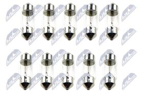 NTY EZC5W31MM - NTY (EMPAQUE 10 UNIDADES) LÁMPARA C5W12V5