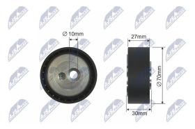 NTY RNKCT008 - Polea tensora de la correa trapezoidal poly V