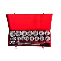 TOOLHUB 10978 - JUEGO AUTOCLE 1" 6 CARAS 21PZS.