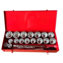 TOOLHUB 10979 - JUEGO AUTOCLE 1" 12 CARAS 21PZS.