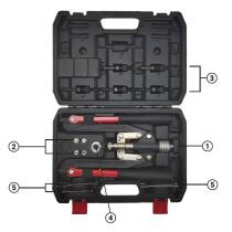 TOOLHUB 10994 - REMACHADORA DE REMACHES Y TUERCAS (2.4 - 6.4MM / M4 - M10)