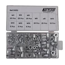 TOOLHUB 11052 - SURTIDO TUERCAS REMACHABLES M3,M4,M5,M6,M8,M10 150PCS