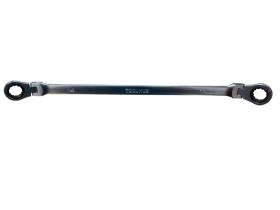 TOOLHUB 11037 - LLAVE DE CARRACA DOBLE DE CABEZA FLEXIBLE - 14 X 15MM