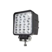 TOOLHUB 11340 - FARO DE TRABAJO CUADRADO 1W X16 LEDS SMD 4000LM CON SOPORTE.