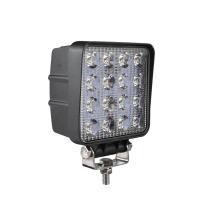 TOOLHUB 11341 - FARO DE TRABAJO CUADRADO 3W X16 LEDS SMD 4500LM CON SOPORTE.